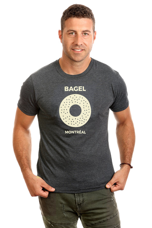 t-shirt bagel montreal pour homme