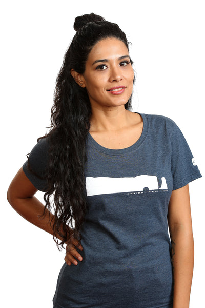 T-shirt Rocher Percé pour femmes — Coton bio