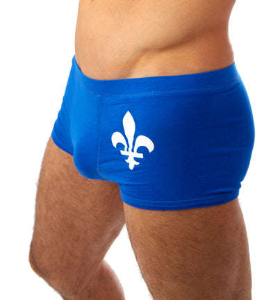 PLB Mens Underwear Blue Quebec Boxer brief in Bamboo – PLB Design