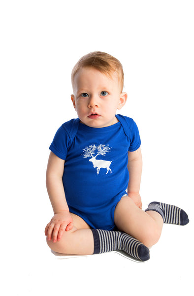 Caribou Baby One-piece Blue shower Gift ideas Boy