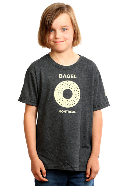 kids t-shirt bagel montreal enfant