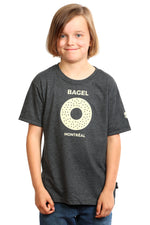 T-shirt Bagel Montréal pour enfants — Coton bio