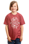 T-shirt Bicycles pour enfants — Coton bio