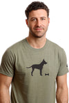 Camiseta Perro para hombre — Algodón orgánico