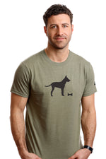 Camiseta Perro para hombre — Algodón orgánico