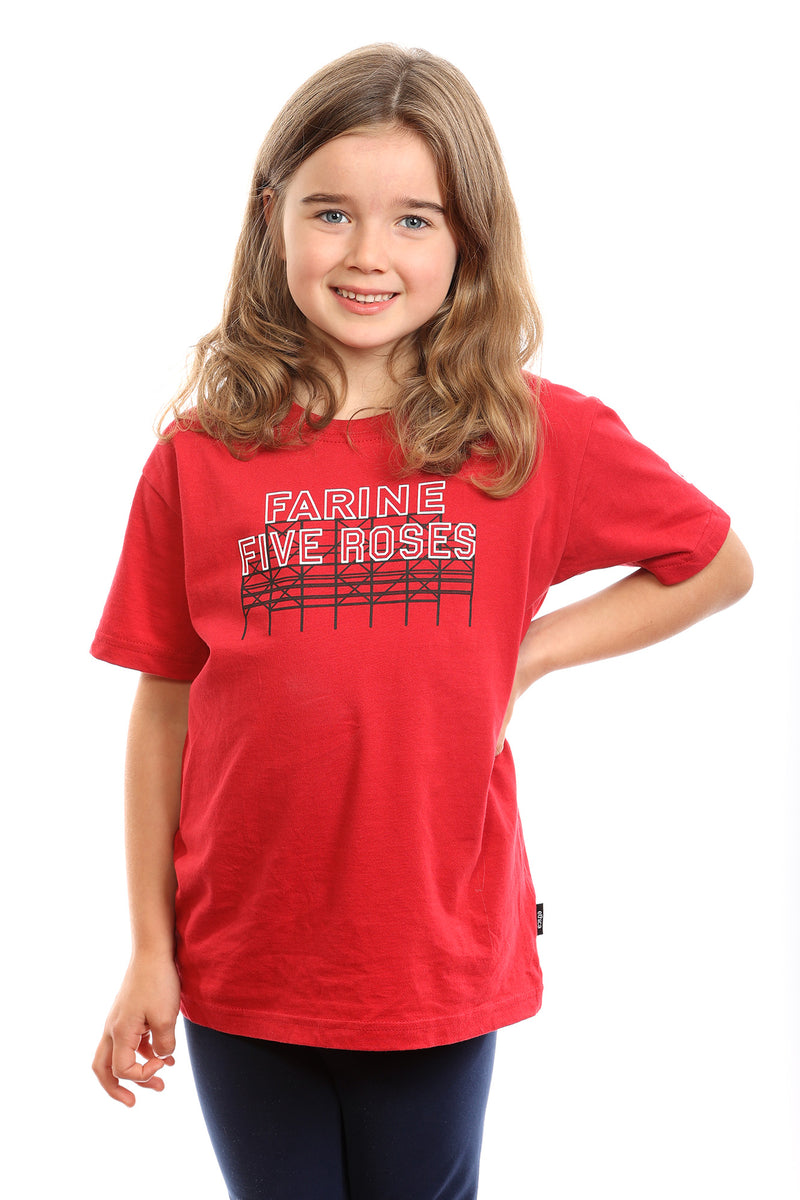 Farine Five Roses T-Shirt für Kinder – Bio-Baumwolle