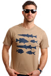 Fisch-T-Shirt für Herren – Bio-Baumwolle