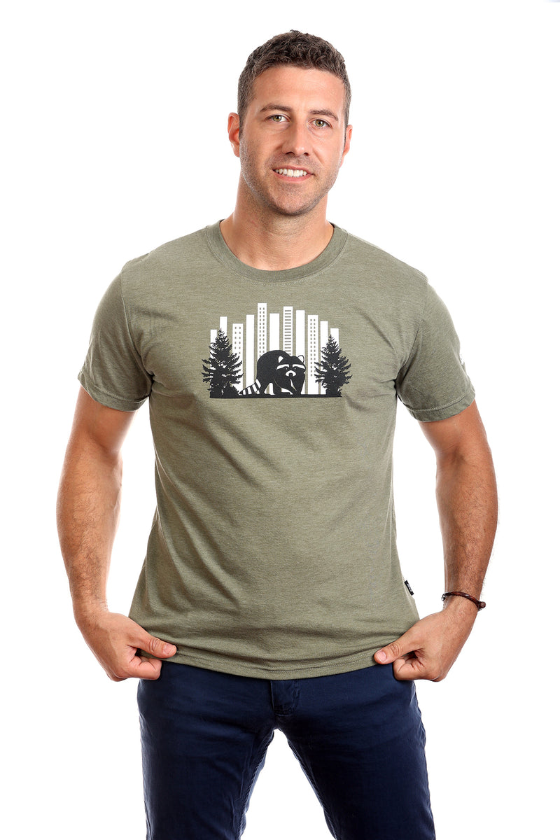 Men’s Raccoon T-shirt — Organic cotton