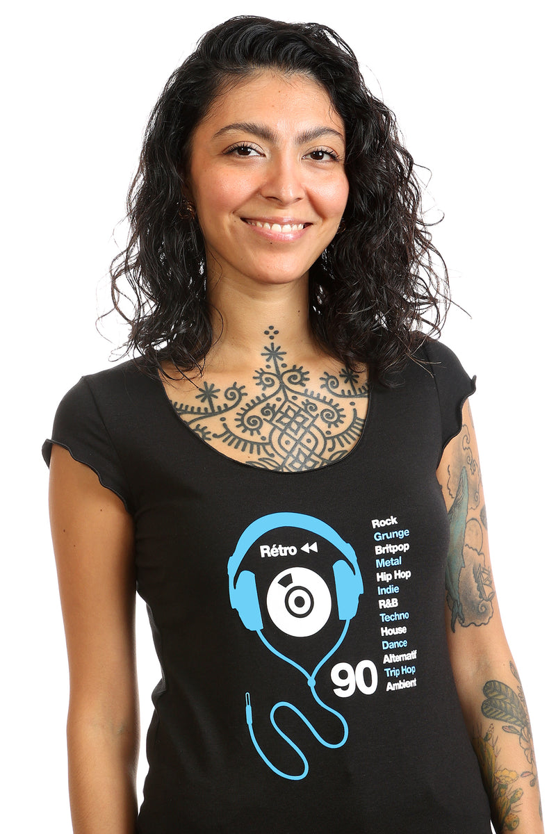 T-shirt Rétro 90 pour femmes — Bambou