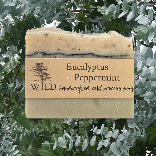 Eucalyptus + Peppermint – Handcrafted Cold Process Soap by WILD