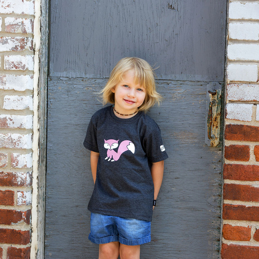 Kids Fox Shirt Graphic Tee Baby Tshirt | Organic | Made in Canada