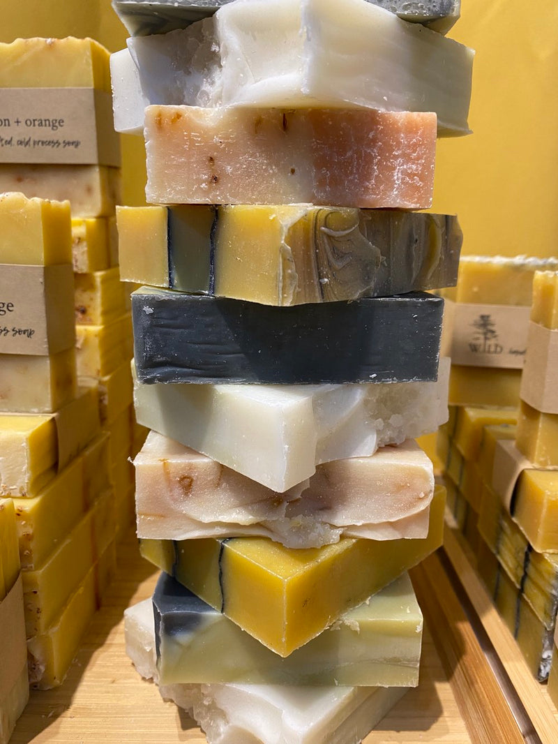 Pink Grapefruit + Geranium – Handcrafted Cold Process Soap by WILD