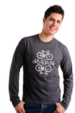 long sleeve manche longue homme velos bicycle shirt