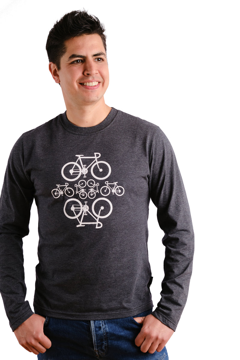 Men’s Bicycles Long sleeve T-shirt — Organic cotton