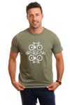 T-shirt Bicycles pour hommes — Coton bio