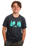 T-shirt Camping pour enfants — Coton bio