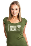 Camiseta Depanneur para mujer — Bambú