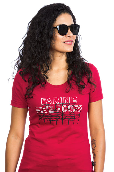 Farine Five Roses T‑Shirt für Damen — Bio-Baumwolle