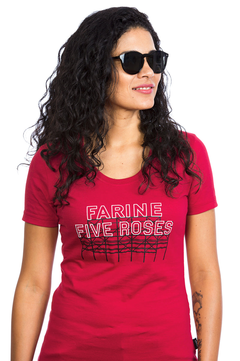 Camiseta Farine Five Roses para mujer — Algodón orgánico