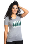 Boreal Forest T-Shirt für Damen — Bio-Baumwolle