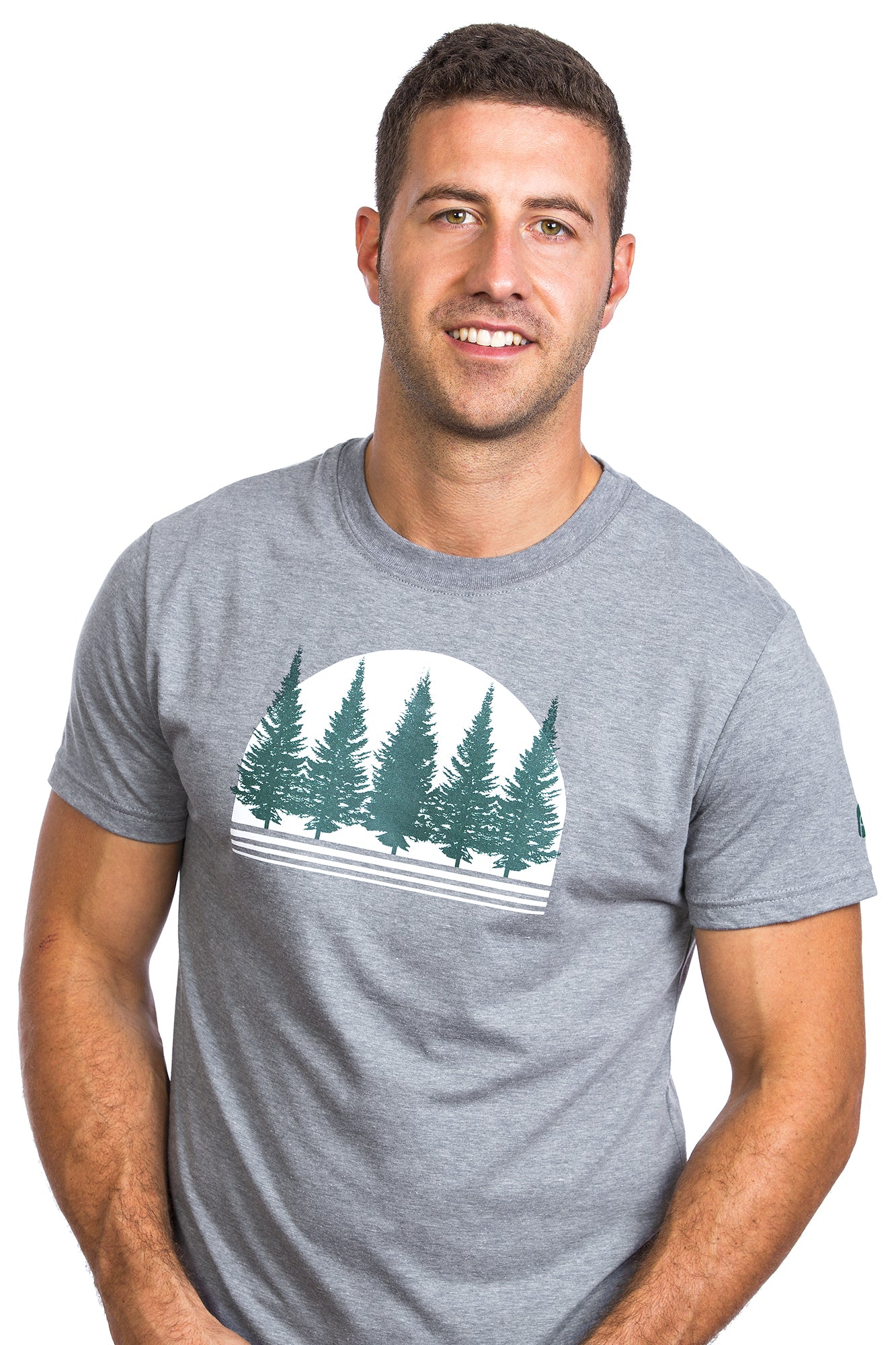 Notch Collar Shirt - Forest Pine