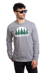 Long sleeve manches longues boreal forest trees foret boreale arbres sapins green