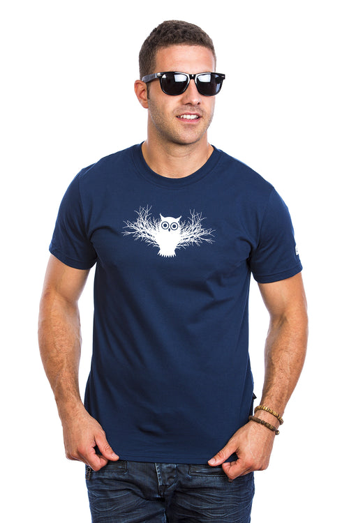 Camiseta Búho para hombre — Algodón orgánico
