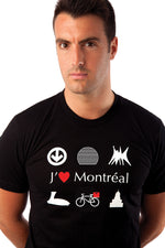 MTL JTM J'aime Montreal Black Organic Cotton PLB Biosphere Bicycle Bike