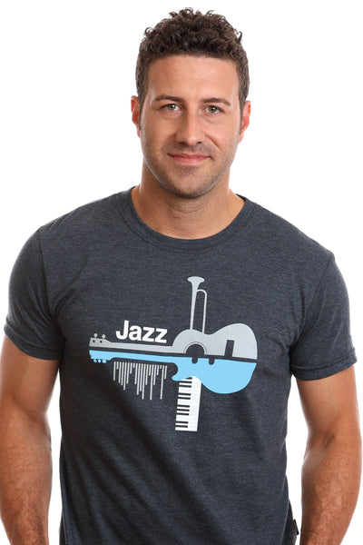 jazz gray t-shirt tee gris men homme