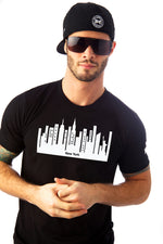 New York City Tee shirt Mens T-shirt Nueva York cotton black white
