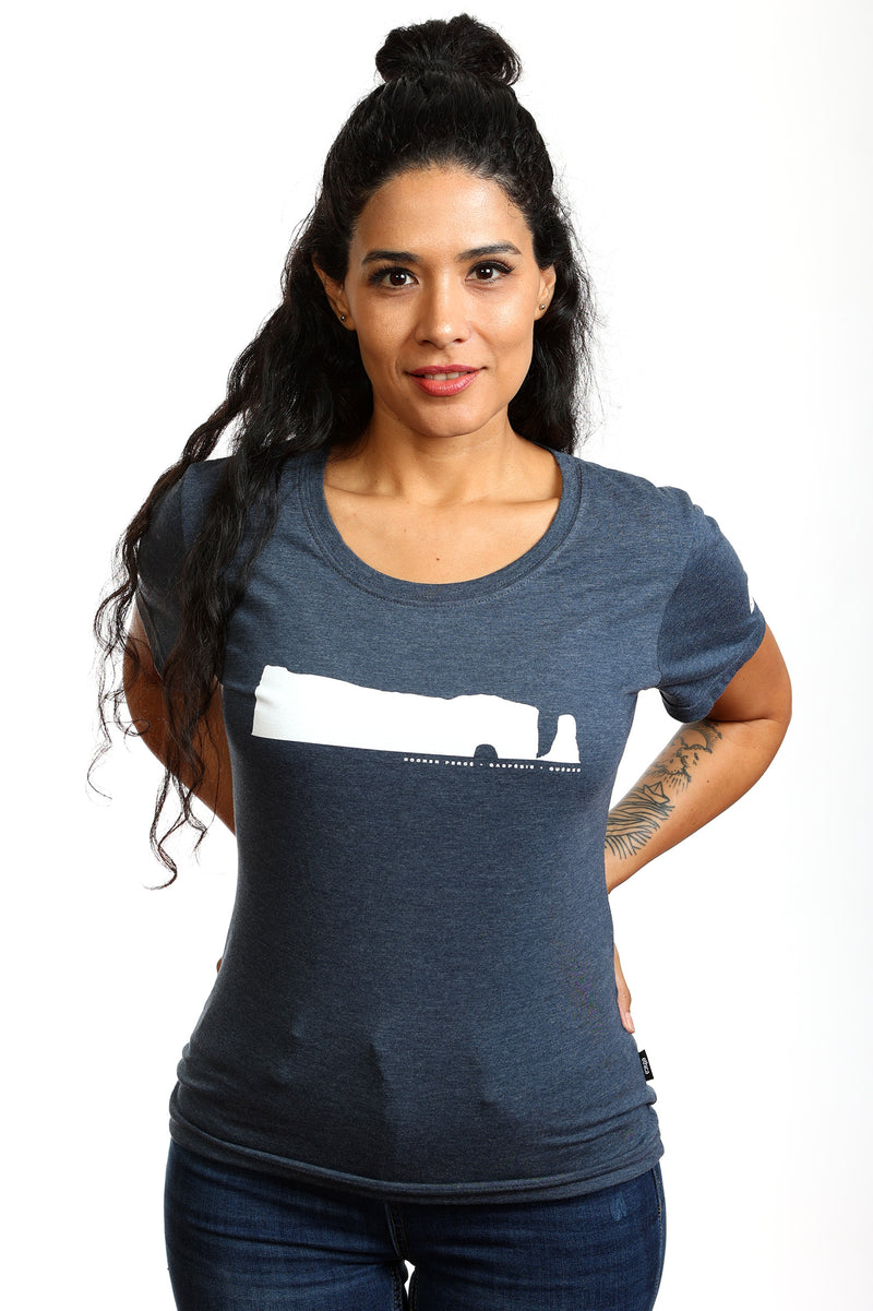 T-shirt Rocher Percé pour femmes — Coton bio