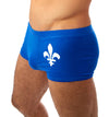 Quebec Flag Fleur de Lys Boxer Bobette Underwear Bobette Qc Blue Bleu PLB