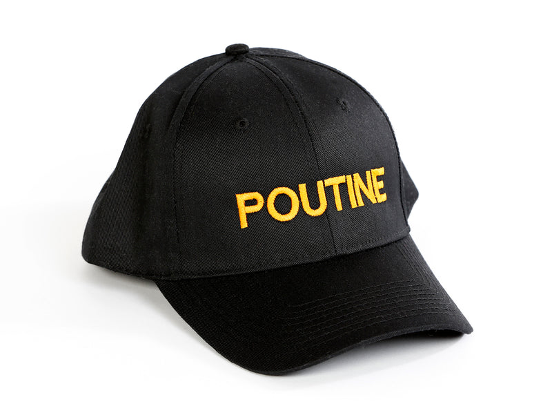 Poutine Hat Cap Black PLB