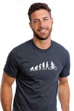 Mens Evolution T-shirt Organic Cotton PLB Bicycle Made in Montreal, Canada | Anthropologie