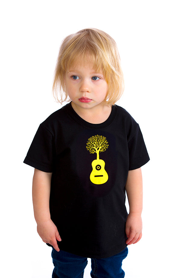Kinder-Gitarren-T-Shirt – Bio-Baumwolle