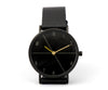 montre watch reloj black men noir cuir
