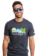 T-shirt Montreal Metro City Local Bio Tee Downtown I Love MTL PLB Camiseta Playera Padre Dad Gift Idea
