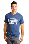 T-shirt Radio Boombox pour hommes — Coton bio